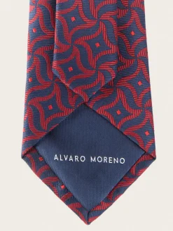 Corbatas|Corbatas-Alvaro Moreno CORBATA JACQUARD MF Rojo