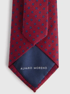 Corbatas|Corbatas-Alvaro Moreno CORBATA JACQUARD MF Rojo