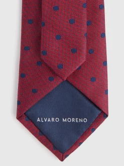 Corbatas|Corbatas-Alvaro Moreno CORBATA JACQUARD MF Rojo