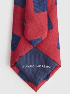 Corbatas|Corbatas-Alvaro Moreno CORBATA JACQUARD MF Rojo