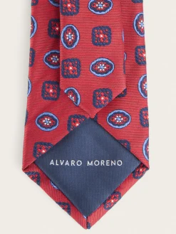 Corbatas|Corbatas-Alvaro Moreno CORBATA JACQUARD MF Rojo