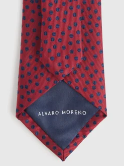 Corbatas|Corbatas-Alvaro Moreno CORBATA JACQUARD MF Rojo
