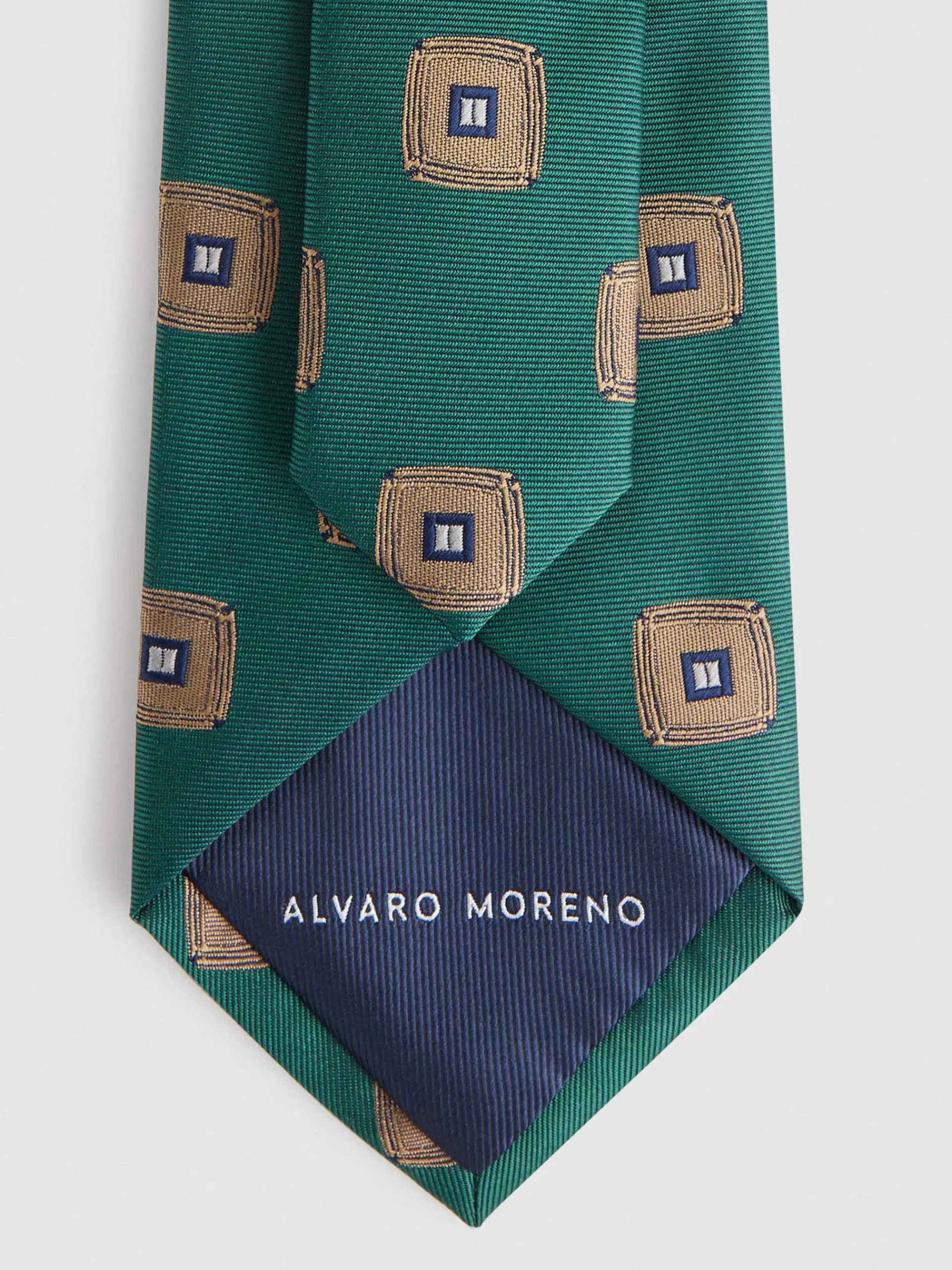 Corbatas|Corbatas-Alvaro Moreno CORBATA JACQUARD MF Verde