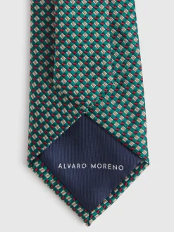 Corbatas|Corbatas-Alvaro Moreno CORBATA JACQUARD MF Verde
