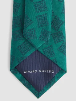 Corbatas|Corbatas-Alvaro Moreno CORBATA JACQUARD MF Verde