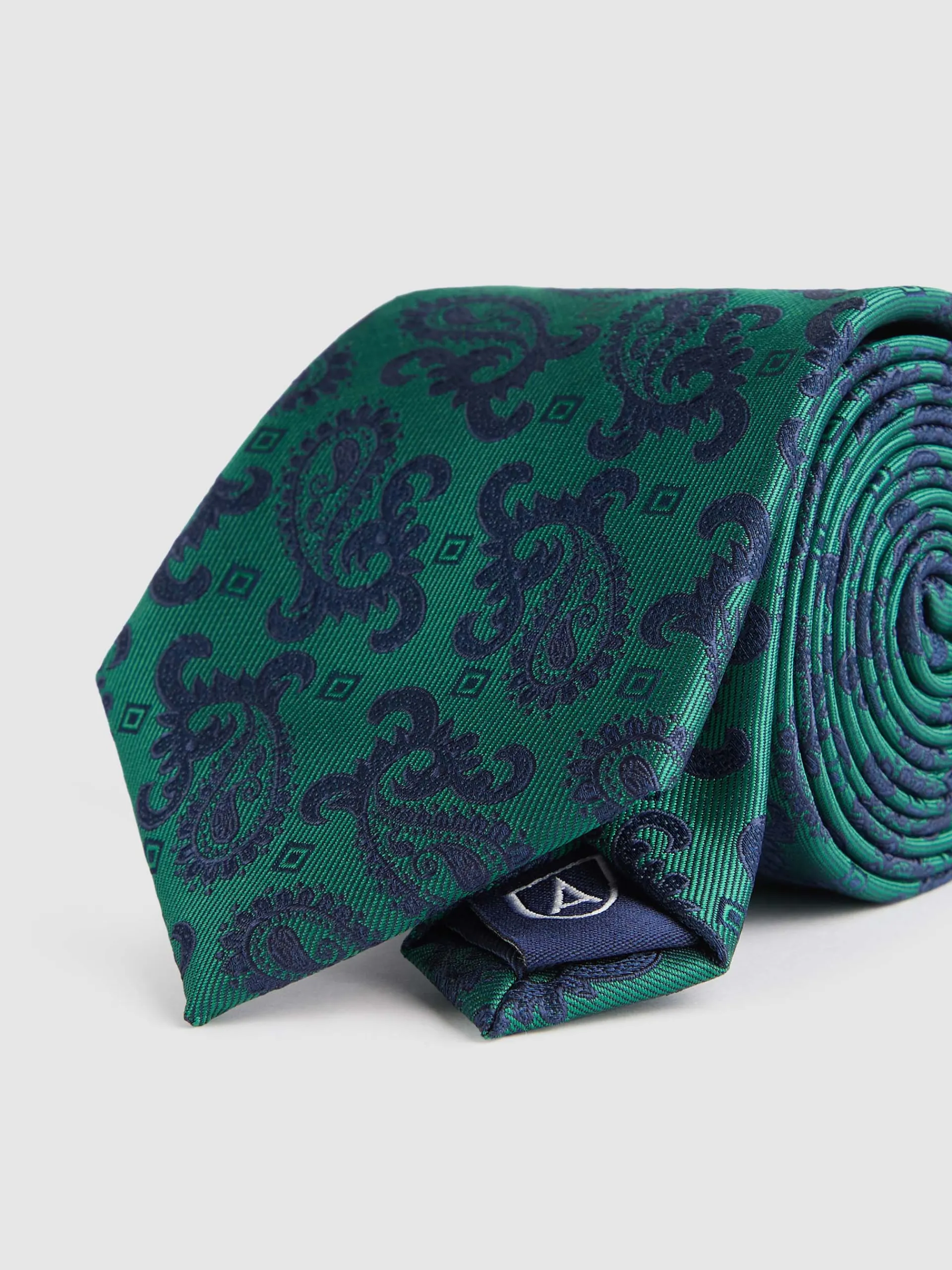 Corbatas|Corbatas-Alvaro Moreno CORBATA JACQUARD MF Verde
