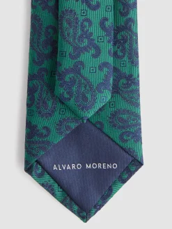 Corbatas|Corbatas-Alvaro Moreno CORBATA JACQUARD MF Verde