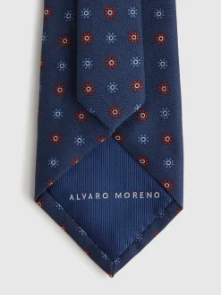 Corbatas|Corbatas-Alvaro Moreno CORBATA PRINTED Azul Marino