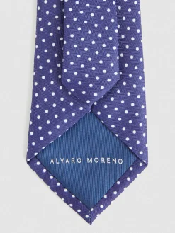 Corbatas|Corbatas-Alvaro Moreno CORBATA PRINTED Azul Marino