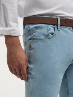 Vaqueros-Alvaro Moreno DENIM REGULAR Celeste