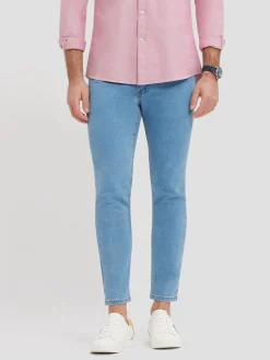 Vaqueros-Alvaro Moreno DENIM SLIM BASICO Azul