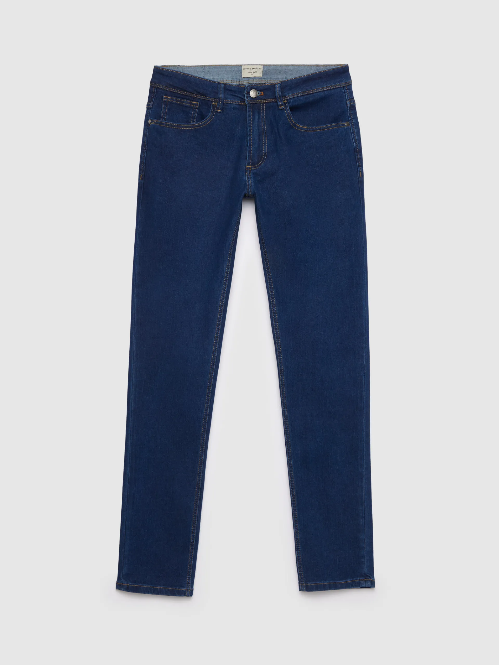 Vaqueros-Alvaro Moreno DENIM SLIM BASICO Azul Marino