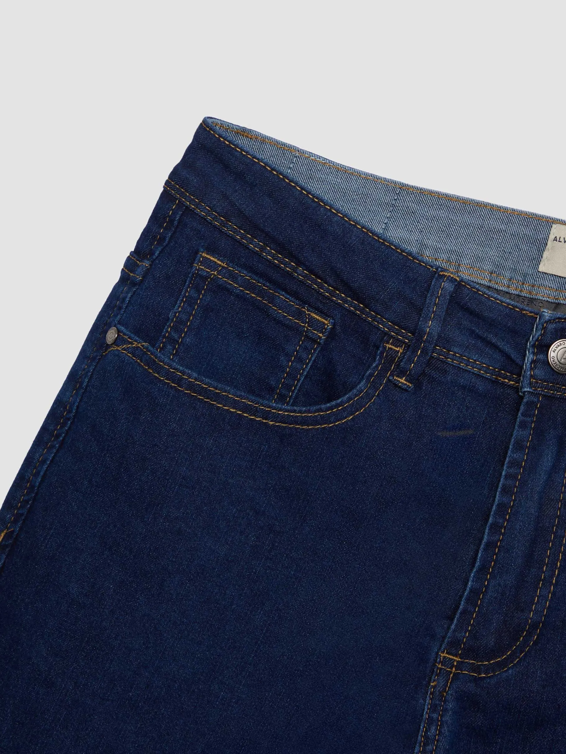 Vaqueros-Alvaro Moreno DENIM SLIM BASICO Azul Marino