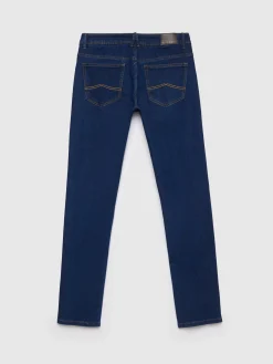 Vaqueros-Alvaro Moreno DENIM SLIM BASICO Azul Marino