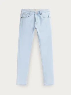 Vaqueros-Alvaro Moreno DENIM SLIM BASICO Celeste