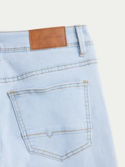 Vaqueros-Alvaro Moreno DENIM SLIM BASICO Celeste