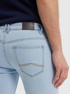 Vaqueros-Alvaro Moreno DENIM SLIM BASICO Celeste