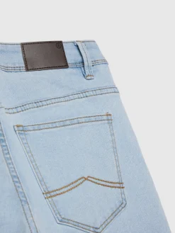 Vaqueros-Alvaro Moreno DENIM SLIM BASICO Celeste
