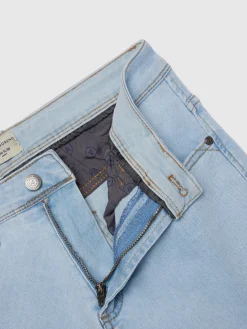 Vaqueros-Alvaro Moreno DENIM SLIM BASICO Celeste