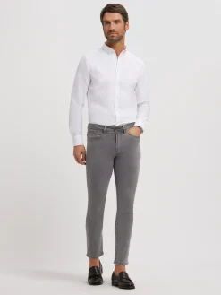 Vaqueros-Alvaro Moreno DENIM SLIM BASICO Gris