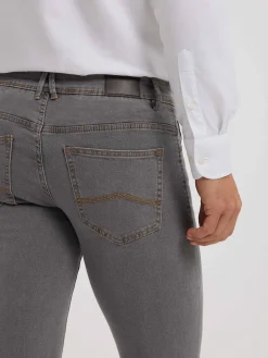 Vaqueros-Alvaro Moreno DENIM SLIM BASICO Gris
