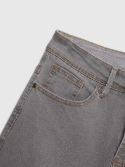 Vaqueros-Alvaro Moreno DENIM SLIM BASICO Gris