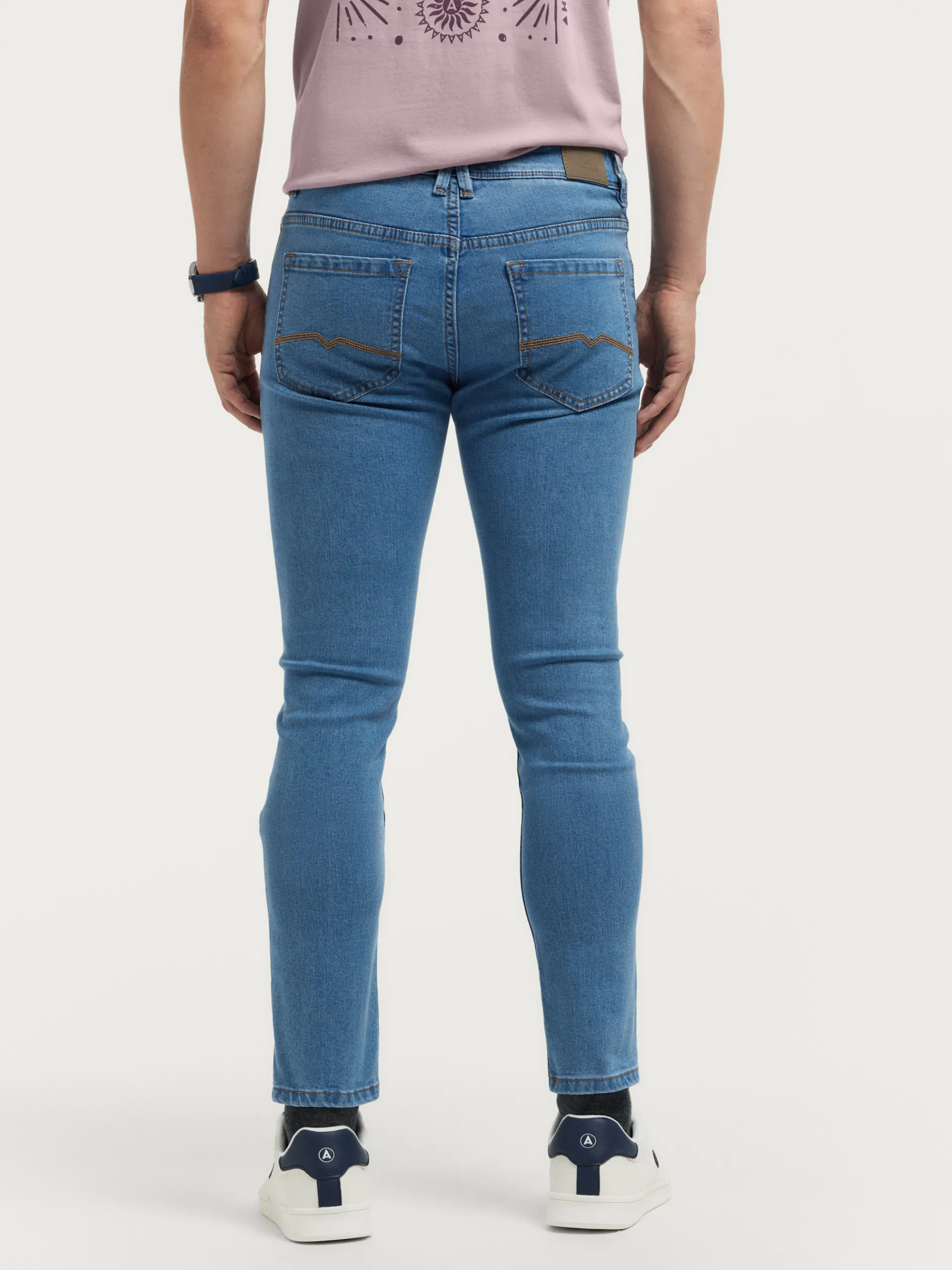 Vaqueros-Alvaro Moreno DENIM SUPER SKINNY Azul