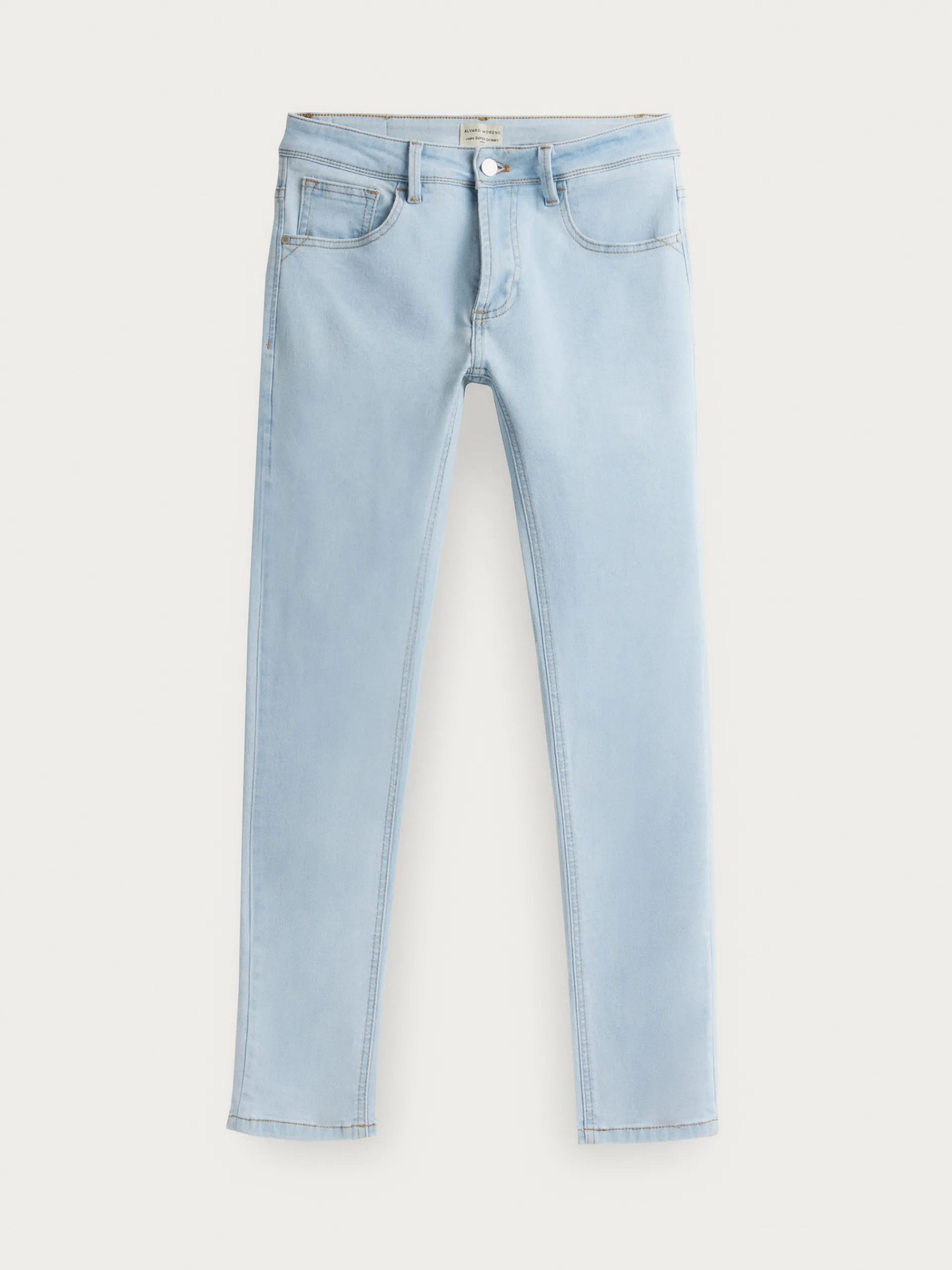 Vaqueros-Alvaro Moreno DENIM SUPER SKINNY Celeste
