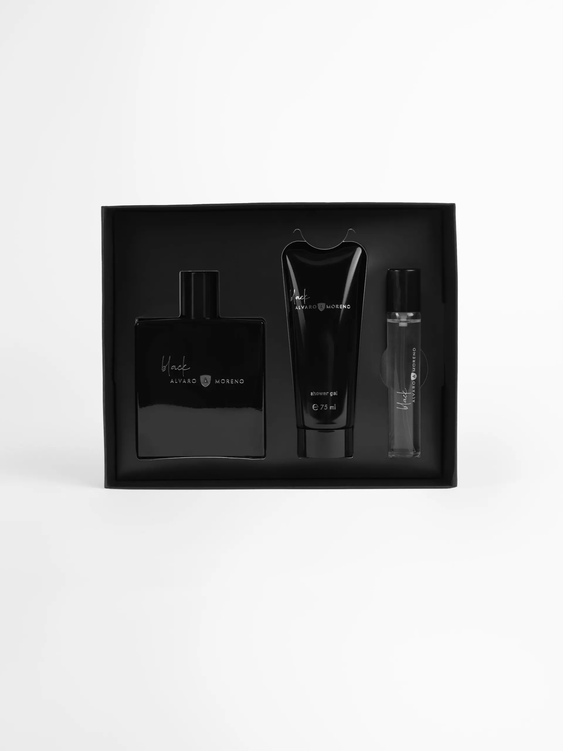 Perfumes-Alvaro Moreno ESTUCHE AM BLACK Negro
