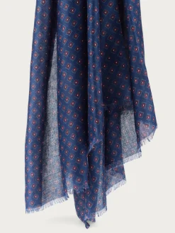 Foulares-Alvaro Moreno FOULARD PRINT Azul