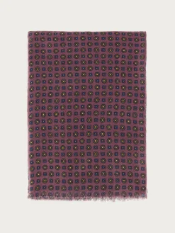 Foulares-Alvaro Moreno FOULARD PRINT Burdeos