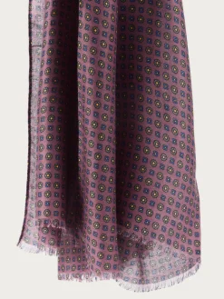 Foulares-Alvaro Moreno FOULARD PRINT Burdeos