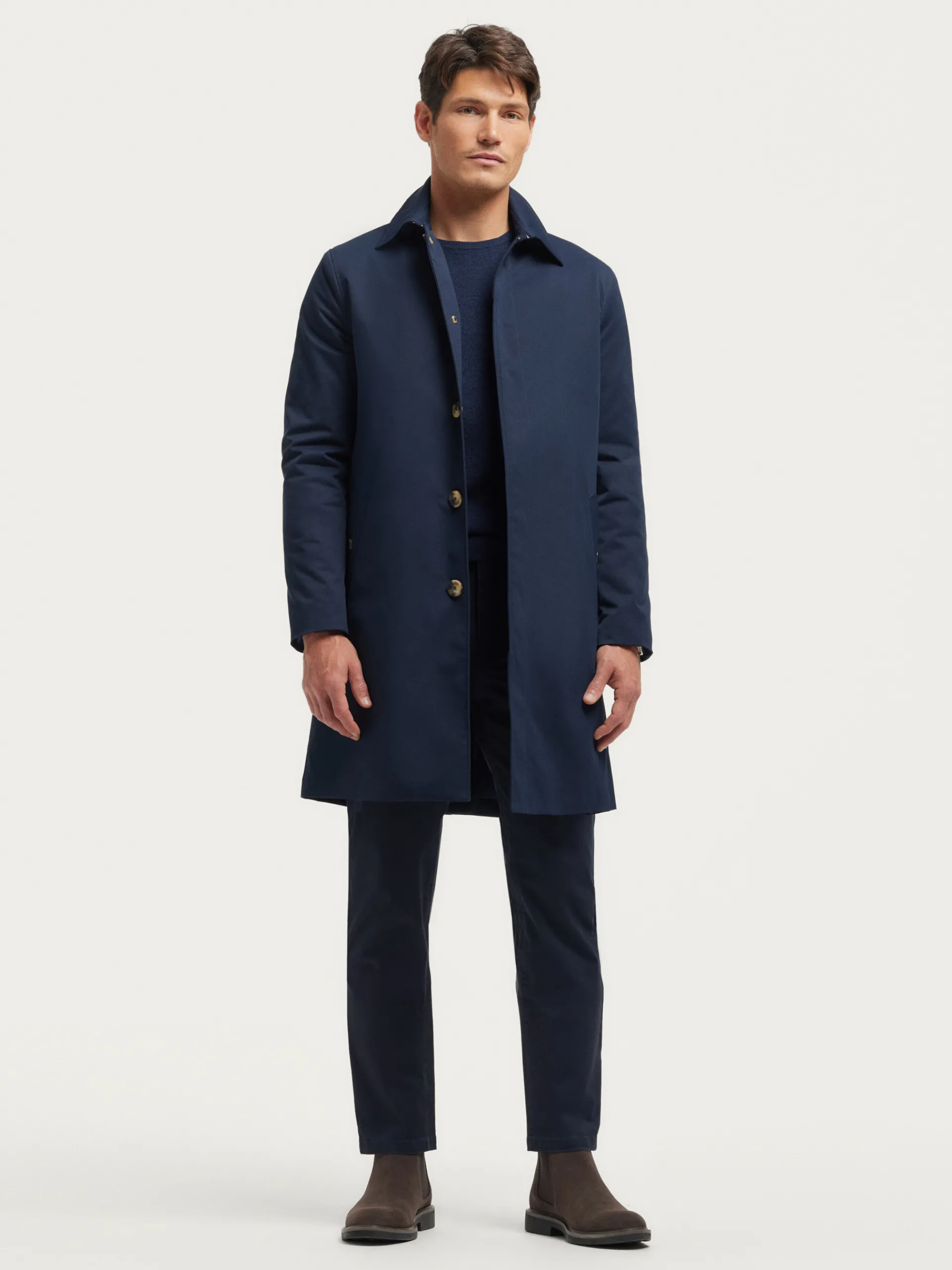 Cazadoras Y Parkas-Alvaro Moreno GABARDINA FELDMAN Azul Marino