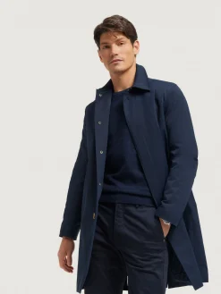 Cazadoras Y Parkas-Alvaro Moreno GABARDINA FELDMAN Azul Marino