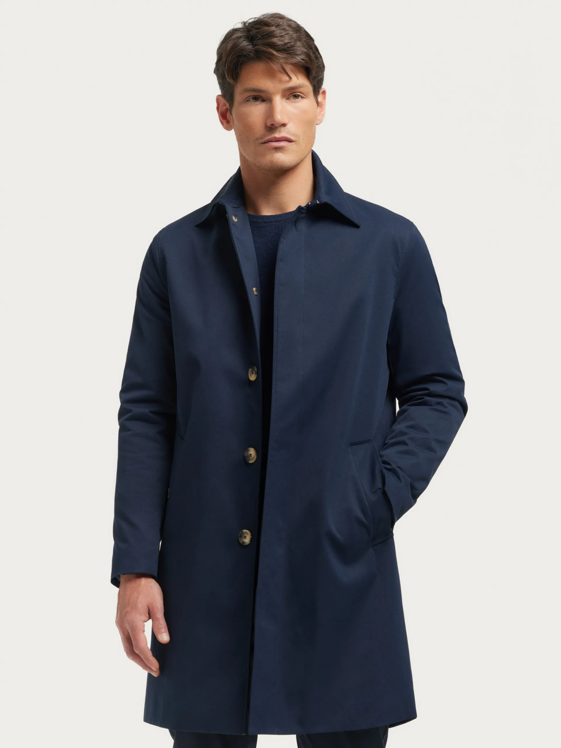 Cazadoras Y Parkas-Alvaro Moreno GABARDINA FELDMAN Azul Marino