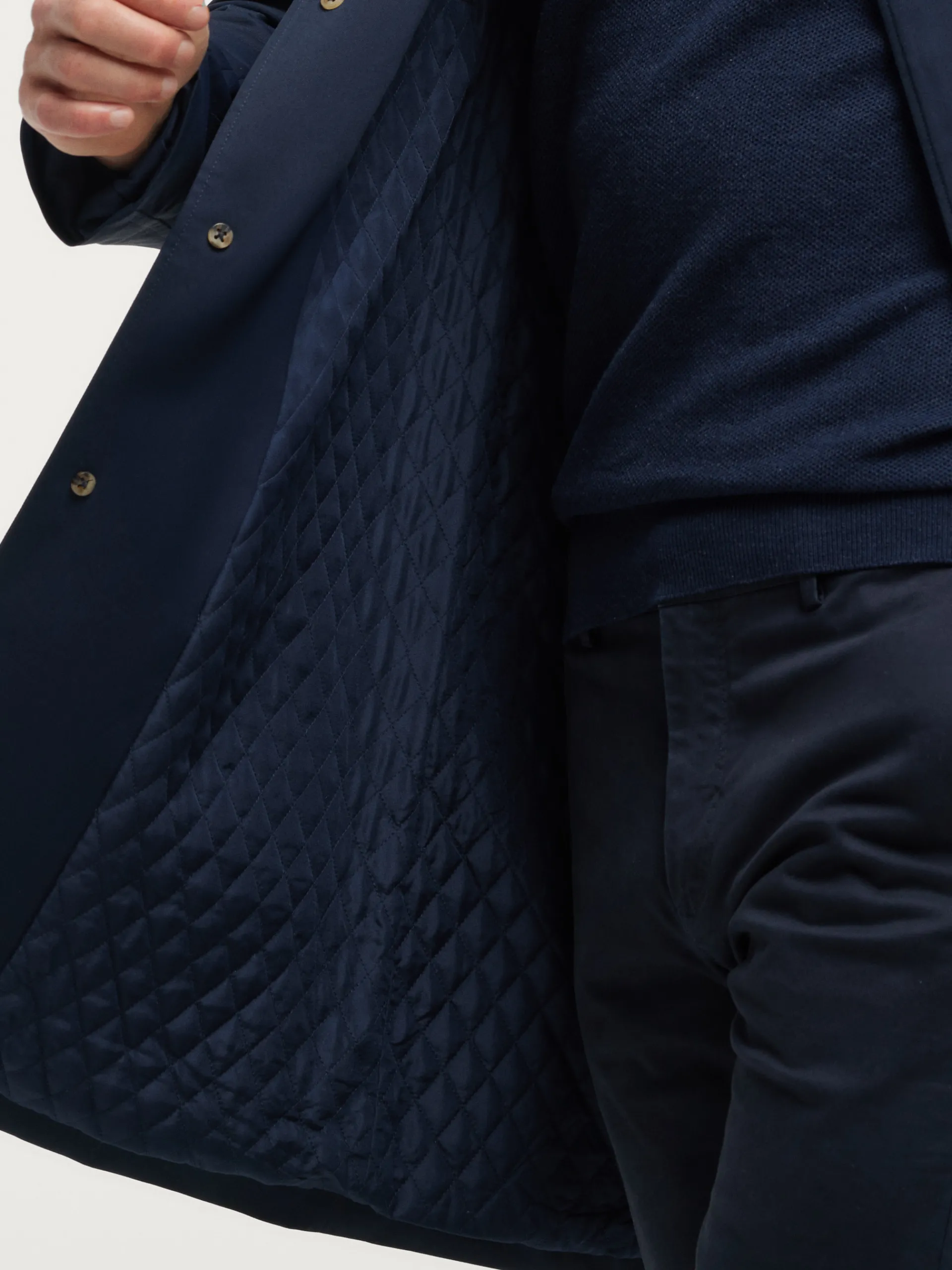 Cazadoras Y Parkas-Alvaro Moreno GABARDINA FELDMAN Azul Marino