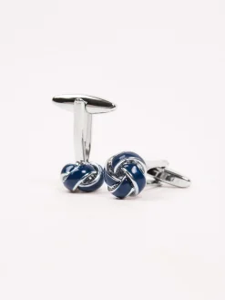 Tirantes Y Gemelos|Tirantes Y Gemelos-Alvaro Moreno GEMELOS NUDO ESMALTE Azul