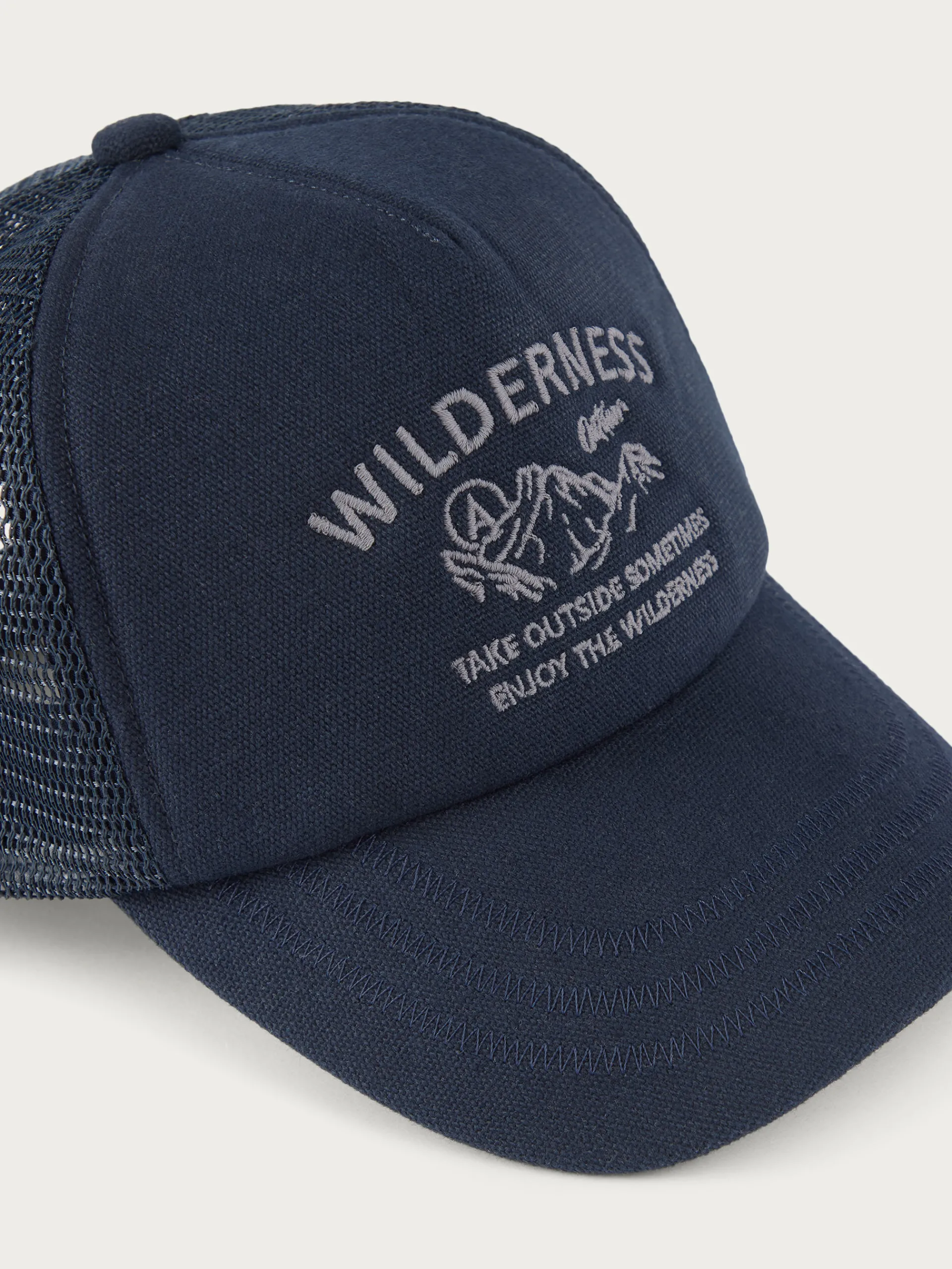 Gorras-Alvaro Moreno GORRA TRUCK BORDADA Azul Marino