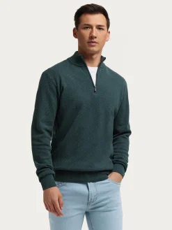 Jerséis-Alvaro Moreno JERSEY CREMALLERA Azul