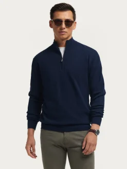 Jerséis-Alvaro Moreno JERSEY CREMALLERA Azul Marino