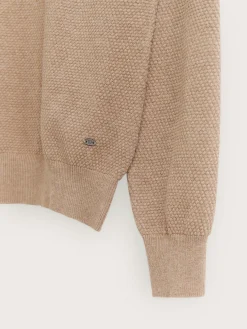 Jerséis-Alvaro Moreno JERSEY CREMALLERA Beige