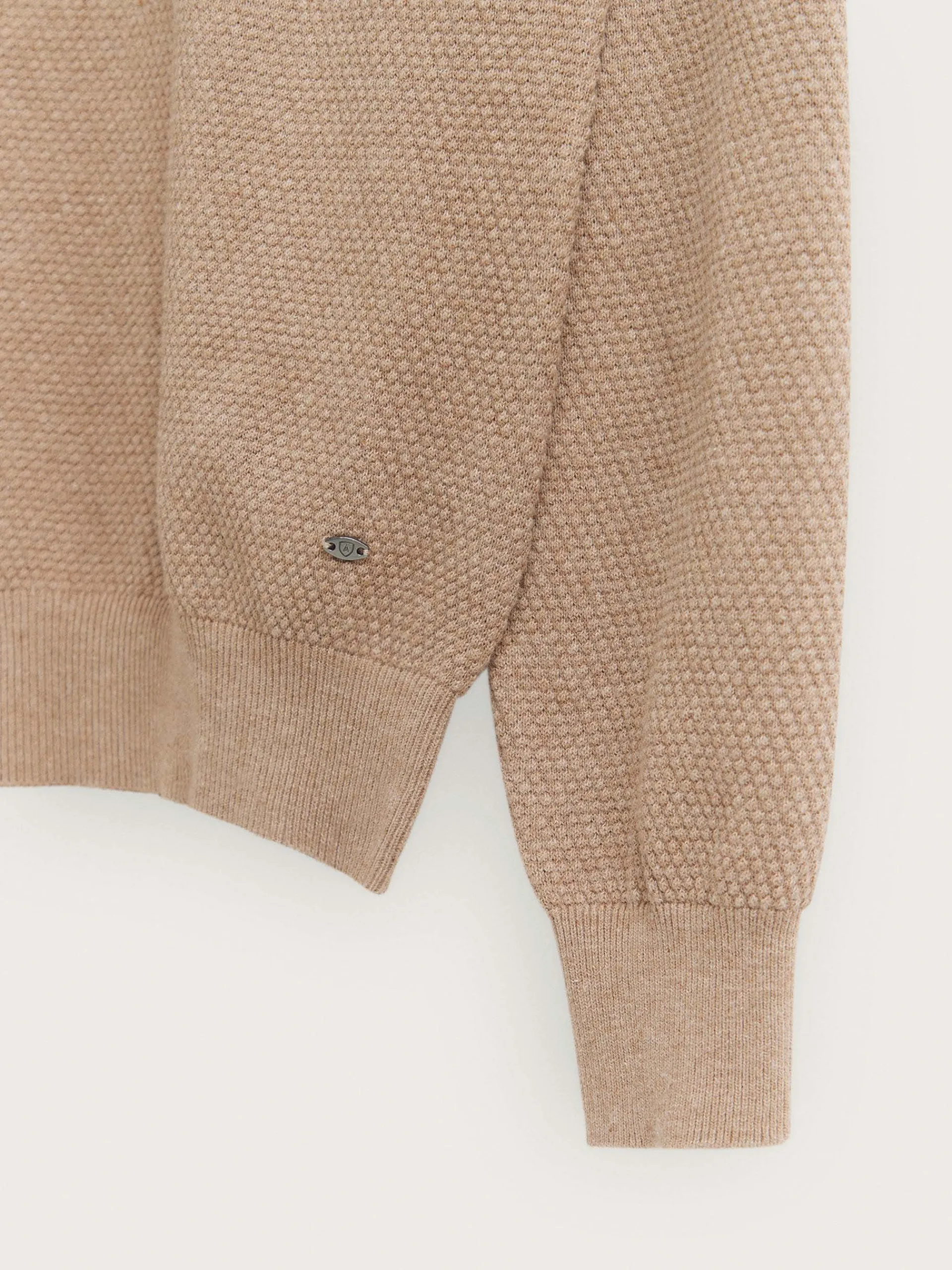 Jerséis-Alvaro Moreno JERSEY CREMALLERA Beige