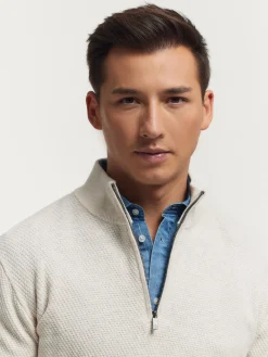 Jerséis-Alvaro Moreno JERSEY CREMALLERA Crudo