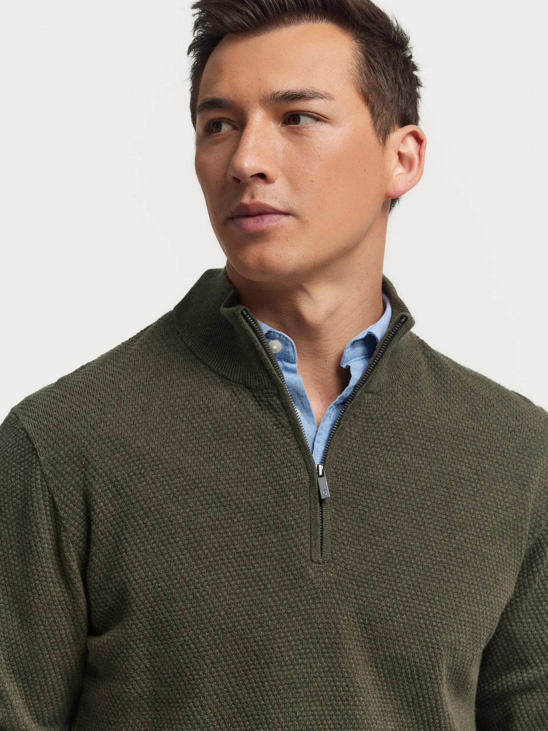 Jerséis-Alvaro Moreno JERSEY CREMALLERA Verde