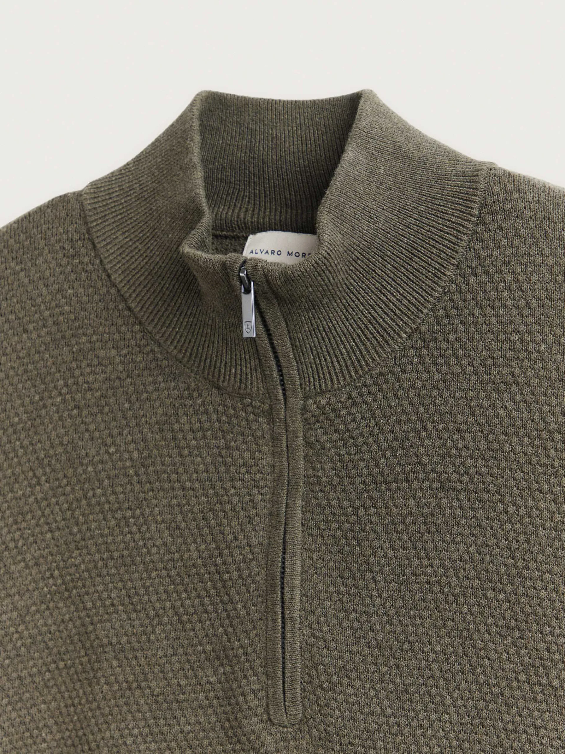 Jerséis-Alvaro Moreno JERSEY CREMALLERA Verde