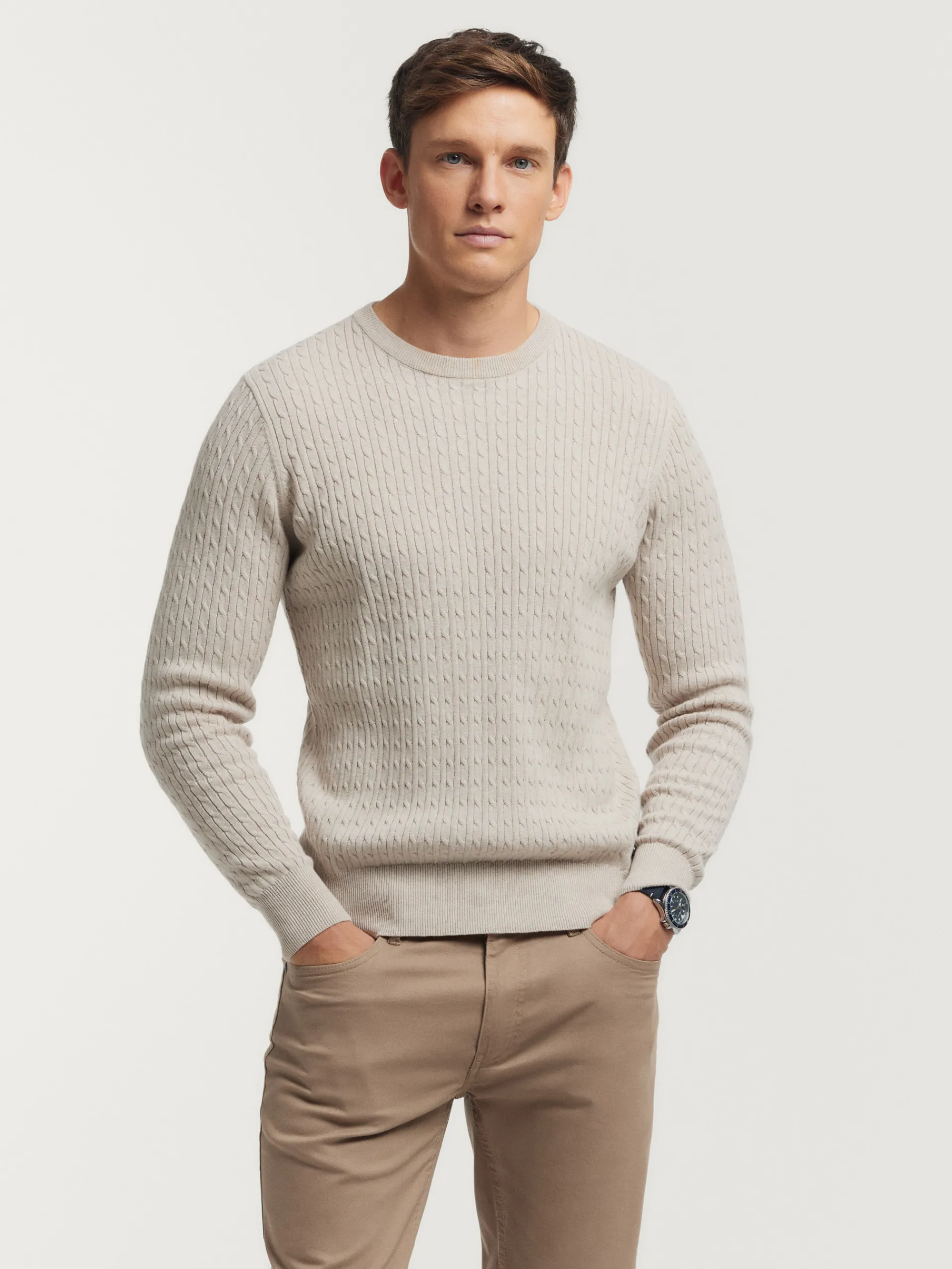 Jerséis-Alvaro Moreno JERSEY OCHOS Beige