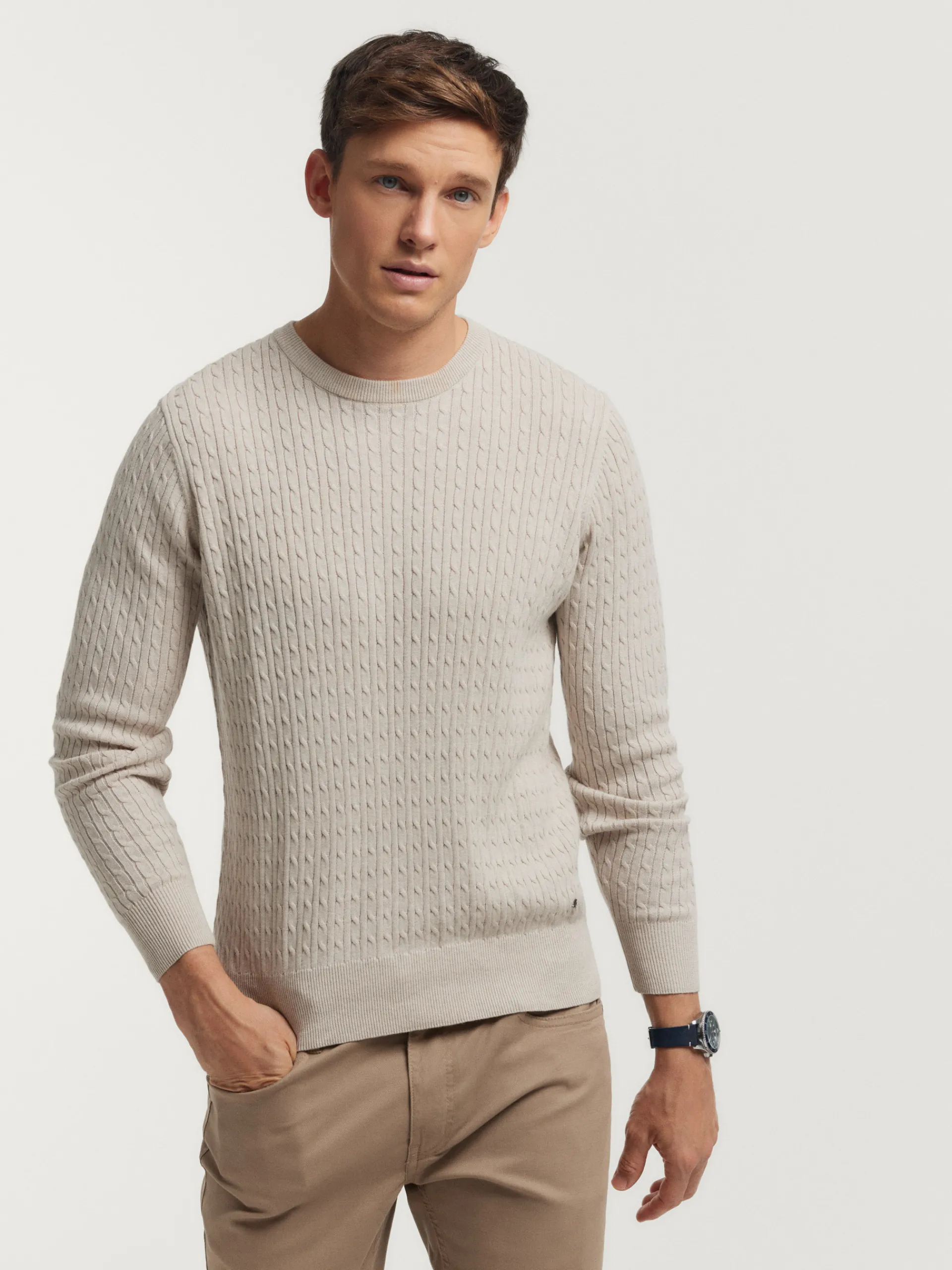 Jerséis-Alvaro Moreno JERSEY OCHOS Beige