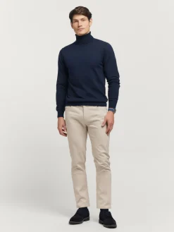 Jerséis-Alvaro Moreno JERSEY ROLL COLLAR Azul Marino