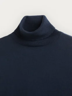 Jerséis-Alvaro Moreno JERSEY ROLL COLLAR Azul Marino