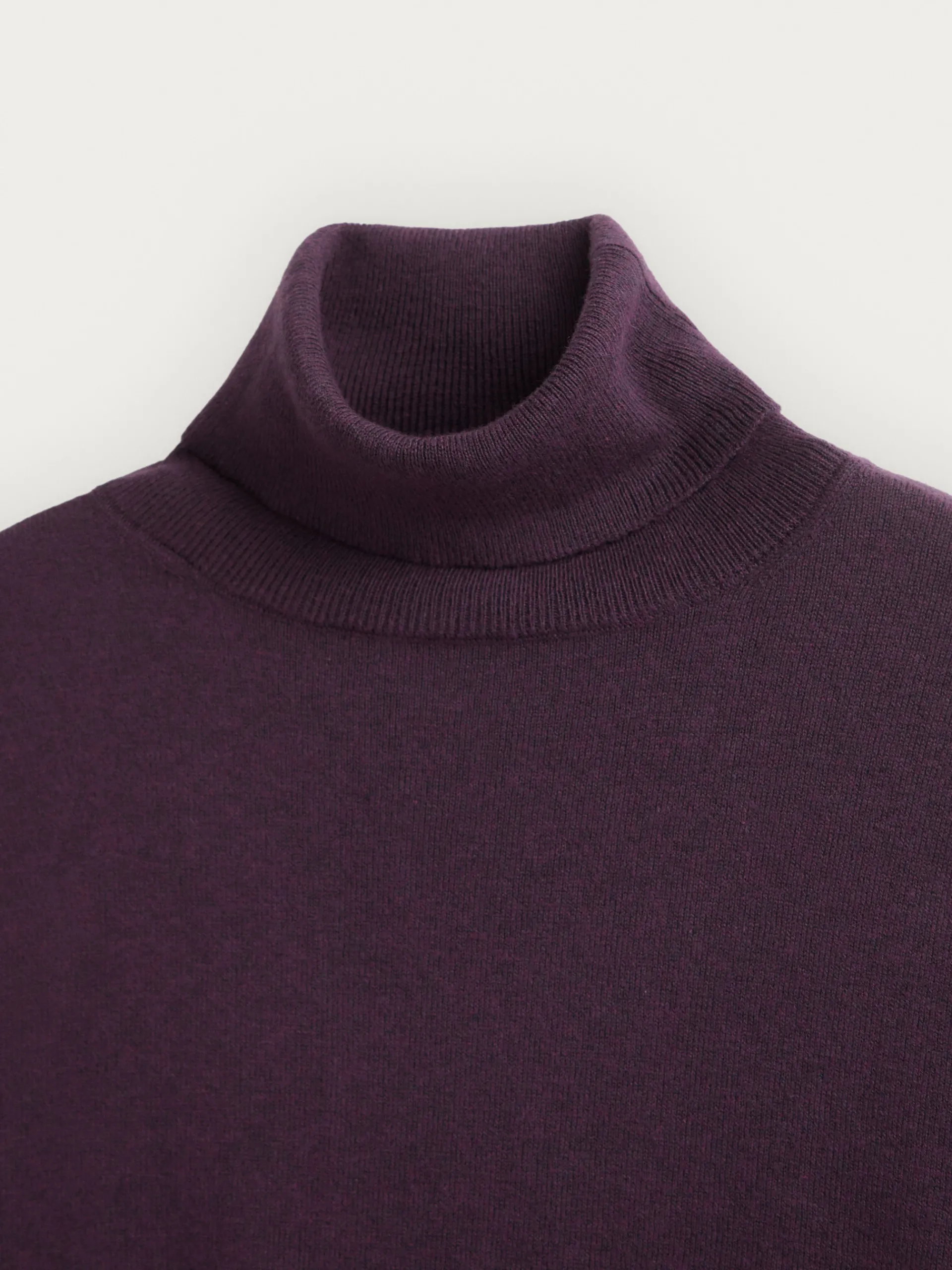 Jerséis-Alvaro Moreno JERSEY ROLL COLLAR BURDEOS VIN